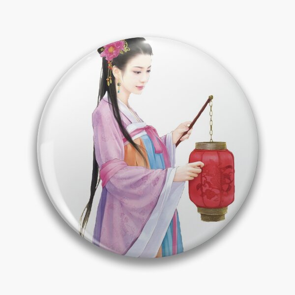 Artikelvorschau, China Kunstdruck - Porträt junge chinesische Dame Chinesin mit Laterne entworfen und verkauft von Kallandra.