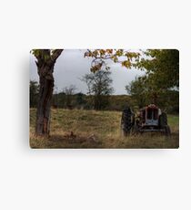 Impressions of Bewdley - Done Ploughing Canvas Print