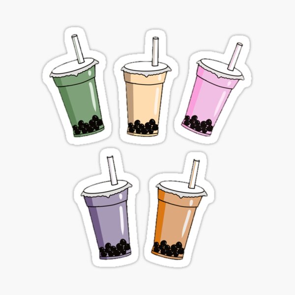 Item preview, Bundle of Cartoon Bubble Teas designed and sold by klairedebear.