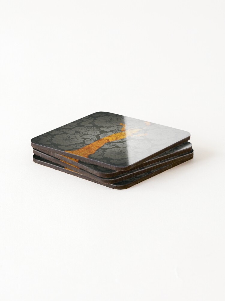 Alternate view of The Ghost Downstairs Coasters (Set of 4)
