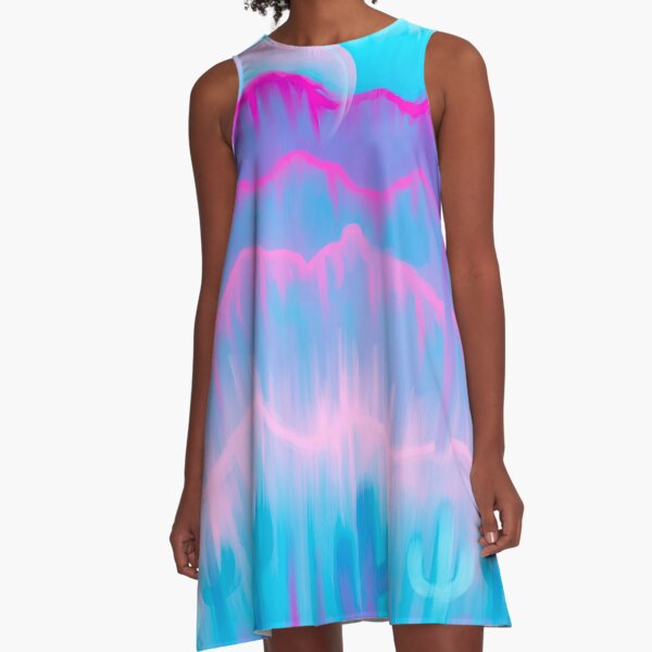 Wüstenberge A-Linien Kleid