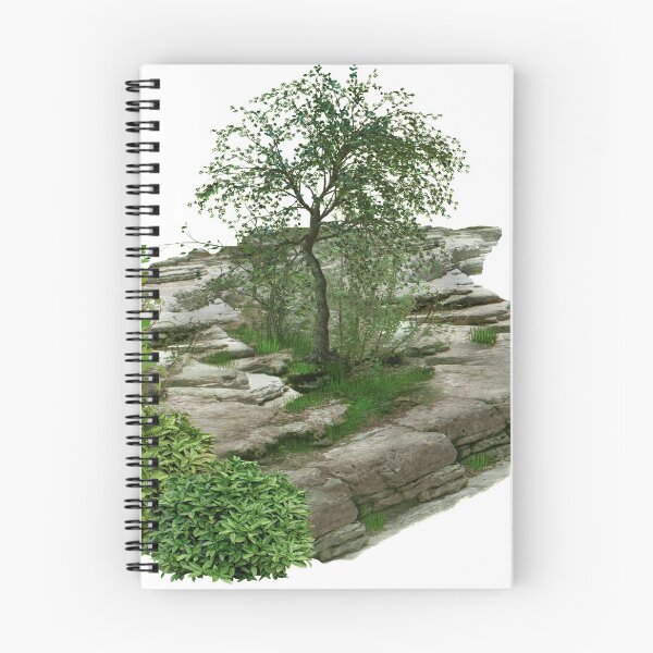 Item preview,  Rock trees allegory from ancient China. Ink painting. designed and sold by Kallandra.