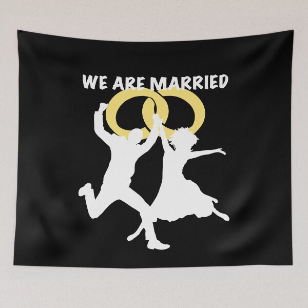 Item preview, We are married man and woman white designed and sold by Zwuck.