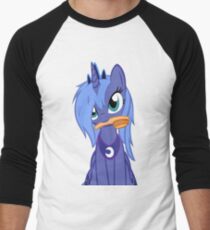 Luna ,Messy Mane Men's Baseball ¾ T-Shirt