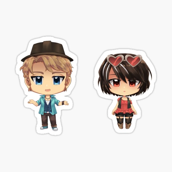 Vocaloid Bruno & Clara Sticker