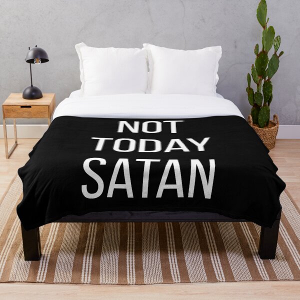 Aperçu de l'œuvre Pas aujourd'hui satan créée et vendue par hexdecor.