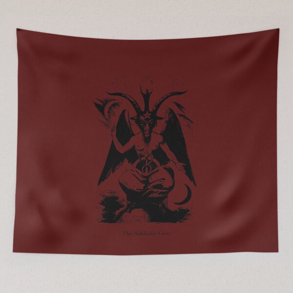 Item preview, Sabbatic Goat Baphomet Satanism Devil Occult  designed and sold by h44k0n.