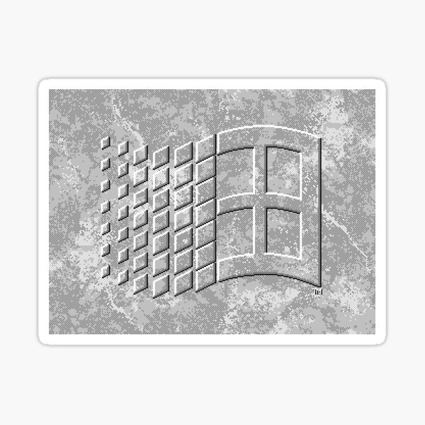 Windows 3 1 Wallpaper Sticker By Ashholms Redbubble