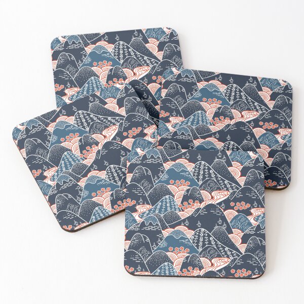 Item preview, Oriental Japanese Mountain designed and sold by Vector Scout Lab.