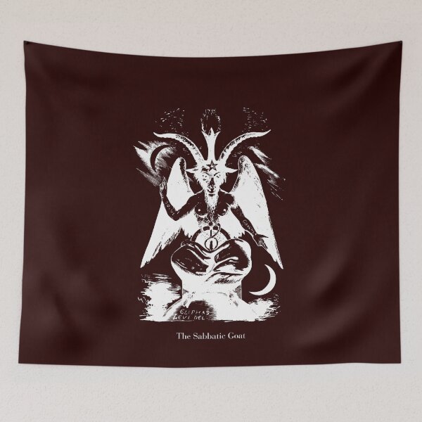 Item preview, Sabbatic Goat Baphomet Satanism Devil Occult evil designed and sold by h44k0n.