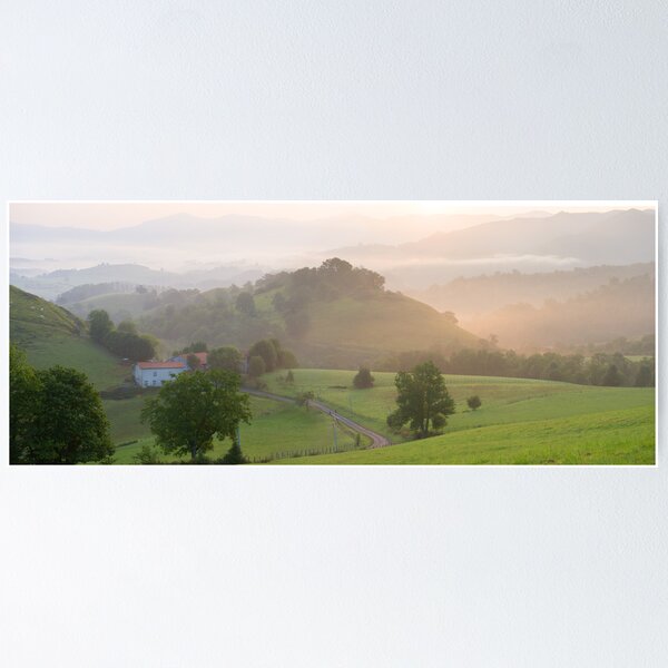 French Pyrenees above St Jean Poster