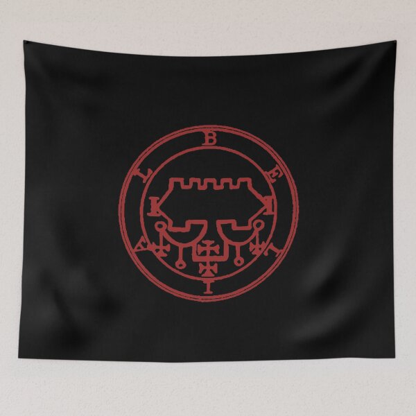 Item preview, Belial Sigil Demon Goetia Solomon Grimoire Occult 666 designed and sold by h44k0n.