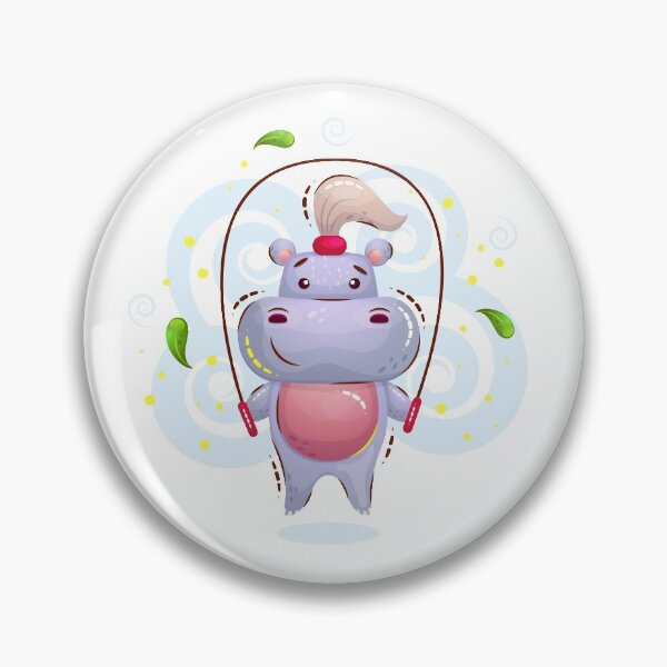 Item preview, Cute girl hippo  designed and sold by Anna Koneva.