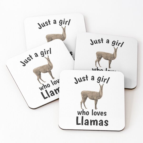 Item preview, Just a girl who loves llamas designed and sold by EstelleStar.