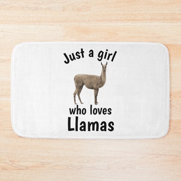 Item preview, Just a girl who loves llamas designed and sold by EstelleStar.
