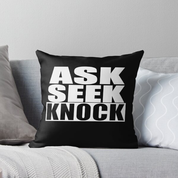 Item preview, Ask Seek Knock designed and sold by VerbalTeeStore.
