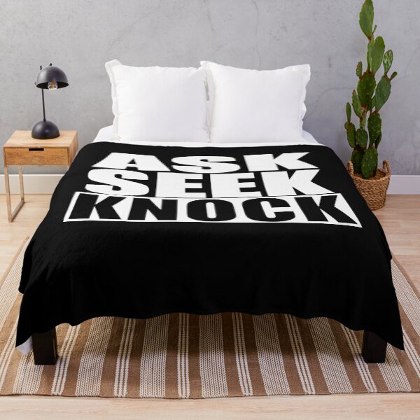 Item preview, Ask Seek Knock designed and sold by VerbalTeeStore.