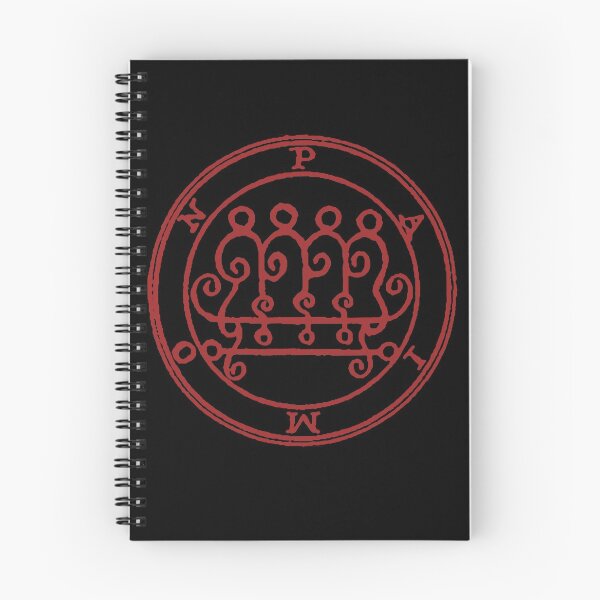 Item preview, Paimon Sigil Demon Goetia Solomon Grimoire Occult 666 designed and sold by h44k0n.