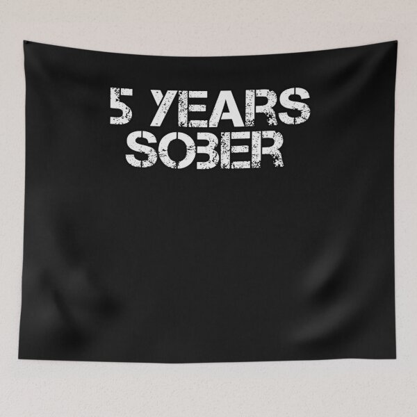 Item preview, 5 Years Sober Sobriety Gift designed and sold by Kiwi-Tienda2017.