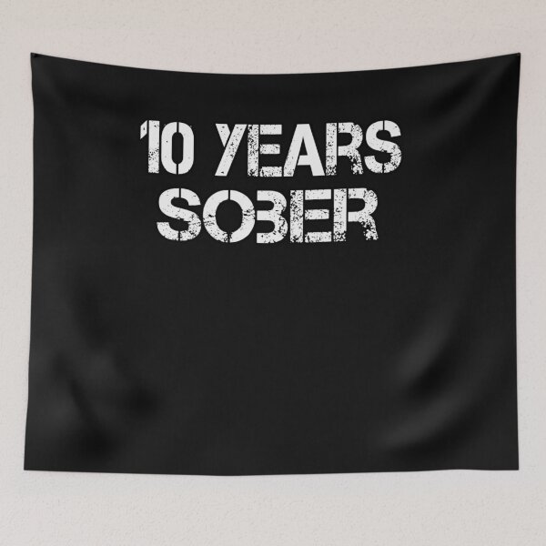 Item preview, 10 Years Sober Sobriety Gift designed and sold by Kiwi-Tienda2017.