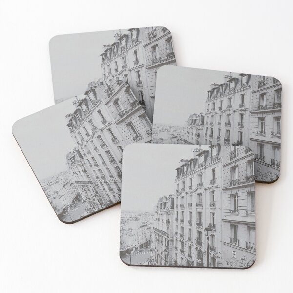 Item preview, Grey Scale Parisian Buildings designed and sold by Freshfroot.