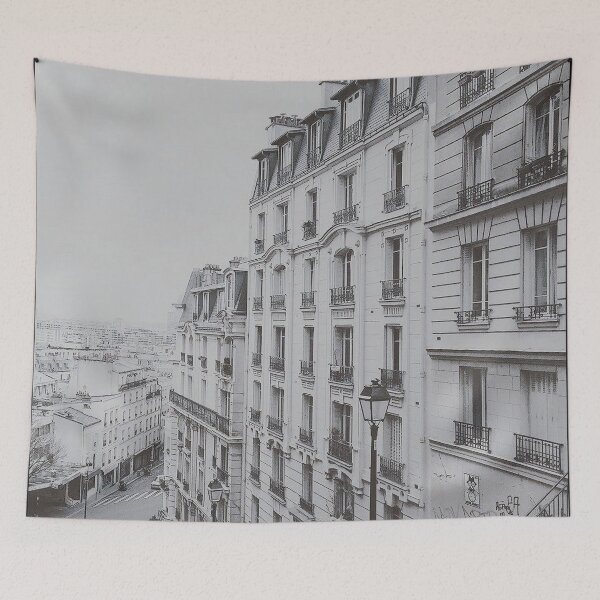 Item preview, Grey Scale Parisian Buildings designed and sold by Freshfroot.
