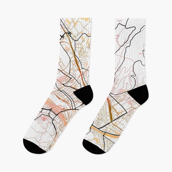 Item preview, Florence Italy Street Map Art Watercolor Color designed and sold by IvonDesign.