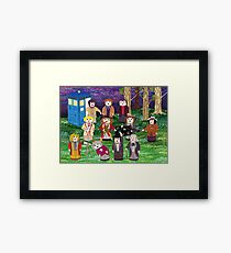 The Stargazing Doctors Framed Print