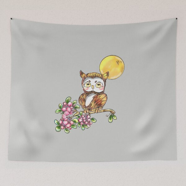 Item preview, OWL 103 Fish Brown Owl designed and sold by Happibase.