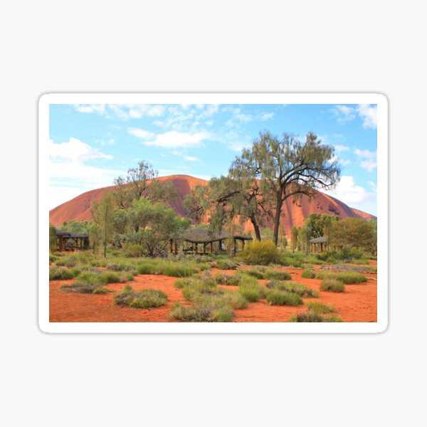 Item preview, Picnic spot by the rock, Uluru, Australia designed and sold by FranWest.