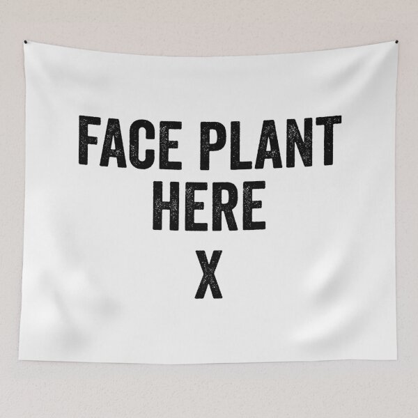 Item preview, Face plant here designed and sold by hexdecor.