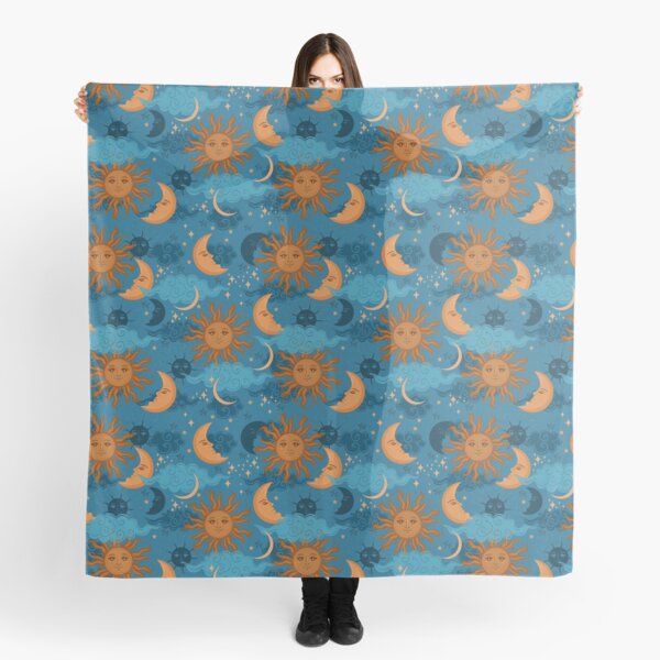Aperçu de l'œuvre Motif étoiles soleil et lune créée et vendue par burbura.