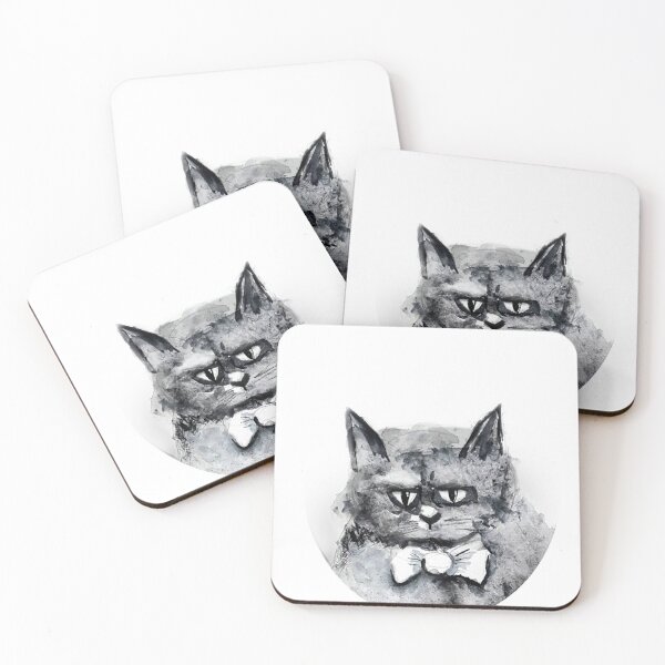 Item preview, Cute Cat Watercolor Illistration designed and sold by yul4ik80.