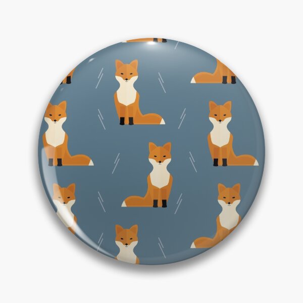 Item preview, Foxes on blue designed and sold by reneesillus.