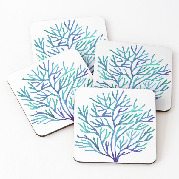 Item preview, Hamptons Beach Style Watercolour Coral designed and sold by Anne-Marie Bloor.