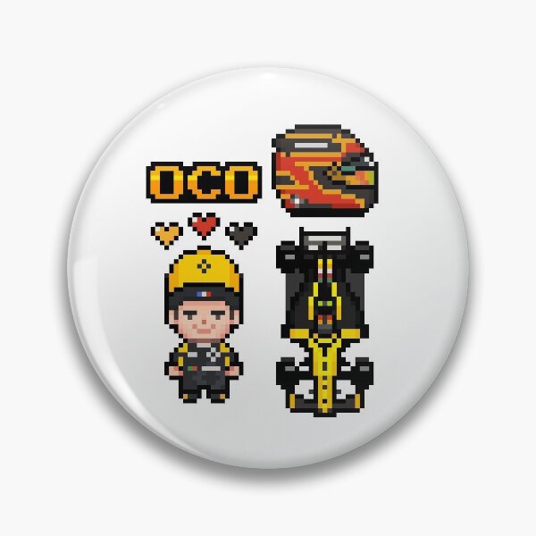 Item preview, Pixel Esteban Ocon F1 2020 designed and sold by hyonibee.