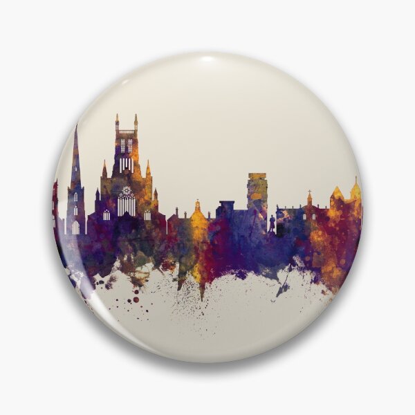 Item preview, Worcester England Skyline designed and sold by ArtPrints.