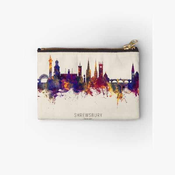 Item preview, Shrewsbury England Skyline designed and sold by ArtPrints.