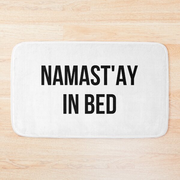 Item preview, Namast'ay in bed designed and sold by hexdecor.