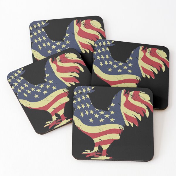 Item preview, US Flag Patriotic Cock Fighting Gift Design design designed and sold by Lisbob.