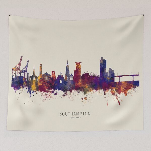 Item preview, Southampton England Skyline designed and sold by ArtPrints.