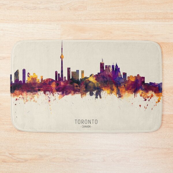 Aperçu de l'œuvre Toronto Canada Skyline créée et vendue par ArtPrints.