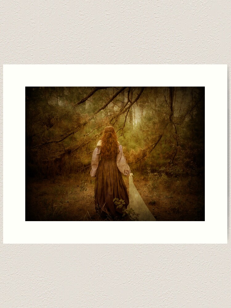 Thumbnail 1 of 3, Art Print, Into the Woods designed and sold by KatarinaSilva.