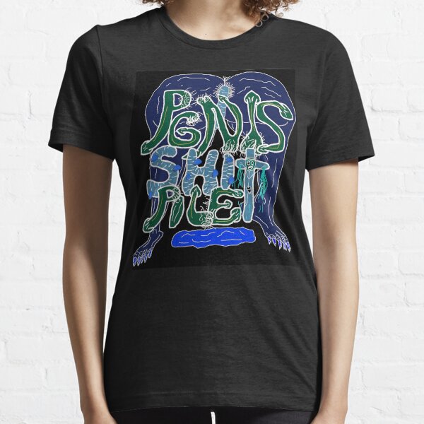 Black light Penis Shit Pile Logo Essential T-Shirt