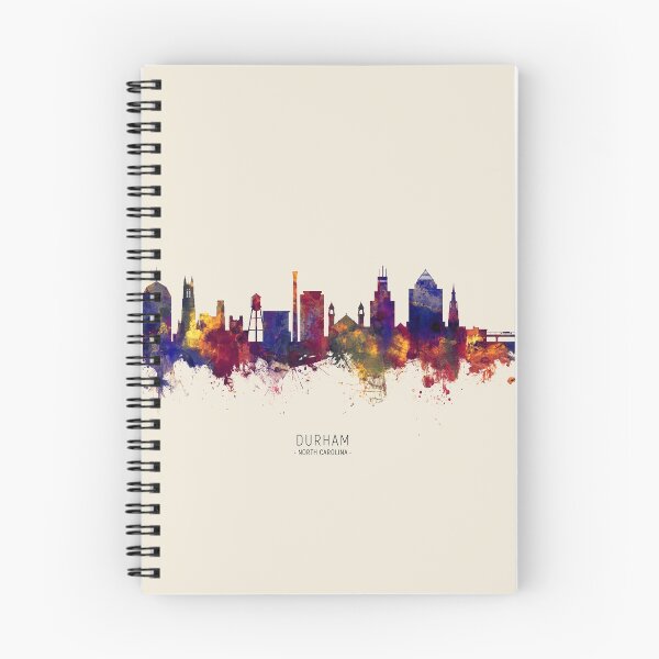 Artikelvorschau, Durham North Carolina Skyline entworfen und verkauft von ArtPrints.