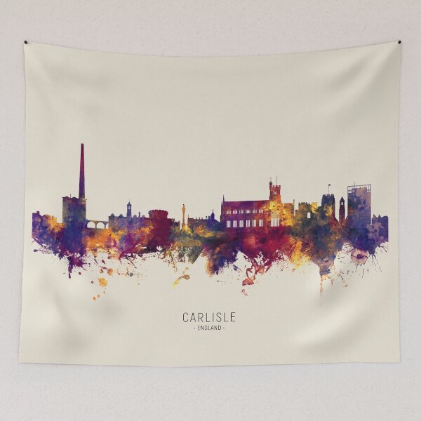 Artikelvorschau, Carlisle England Skyline entworfen und verkauft von ArtPrints.