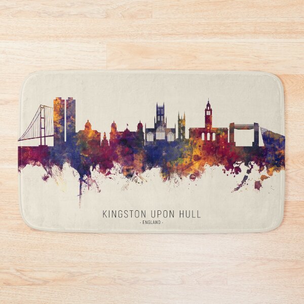 Item preview, Kingston upon Hull England Skyline designed and sold by ArtPrints.