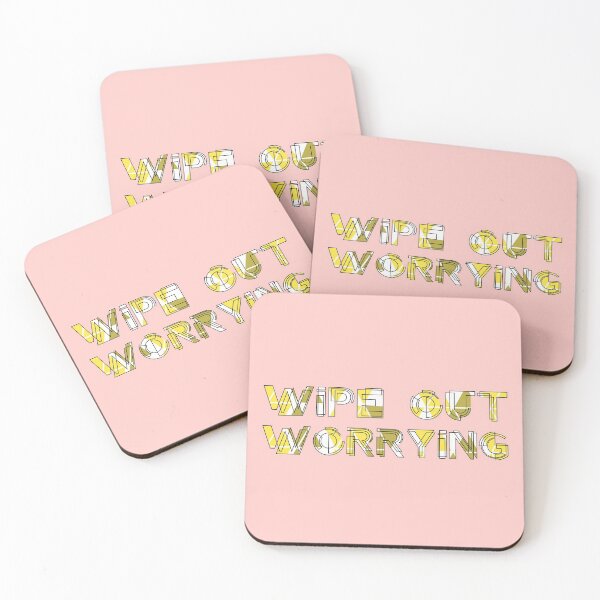 Item preview, Wipe Out Worrying | Abstract, futuristic font designed and sold by yappei.