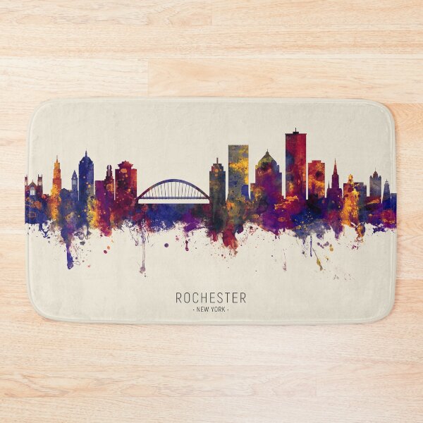 Artikelvorschau, Rochester New York Skyline entworfen und verkauft von ArtPrints.