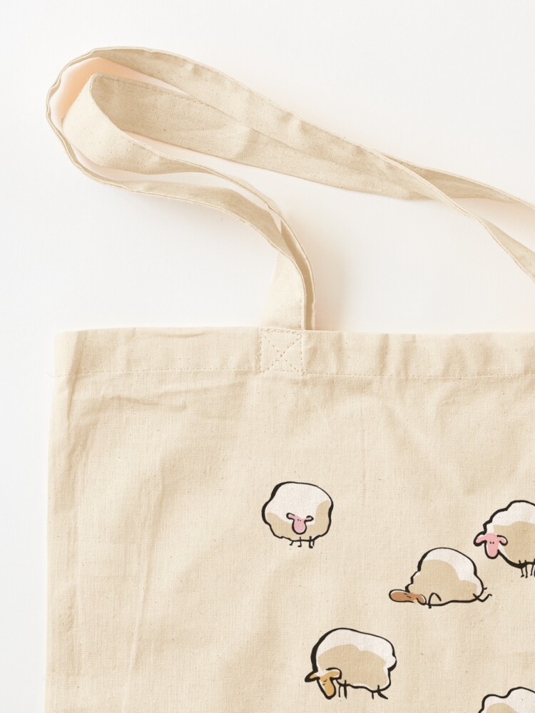 Sheep Portrait Organic Cotton Tote Bag – Sincere Sheep